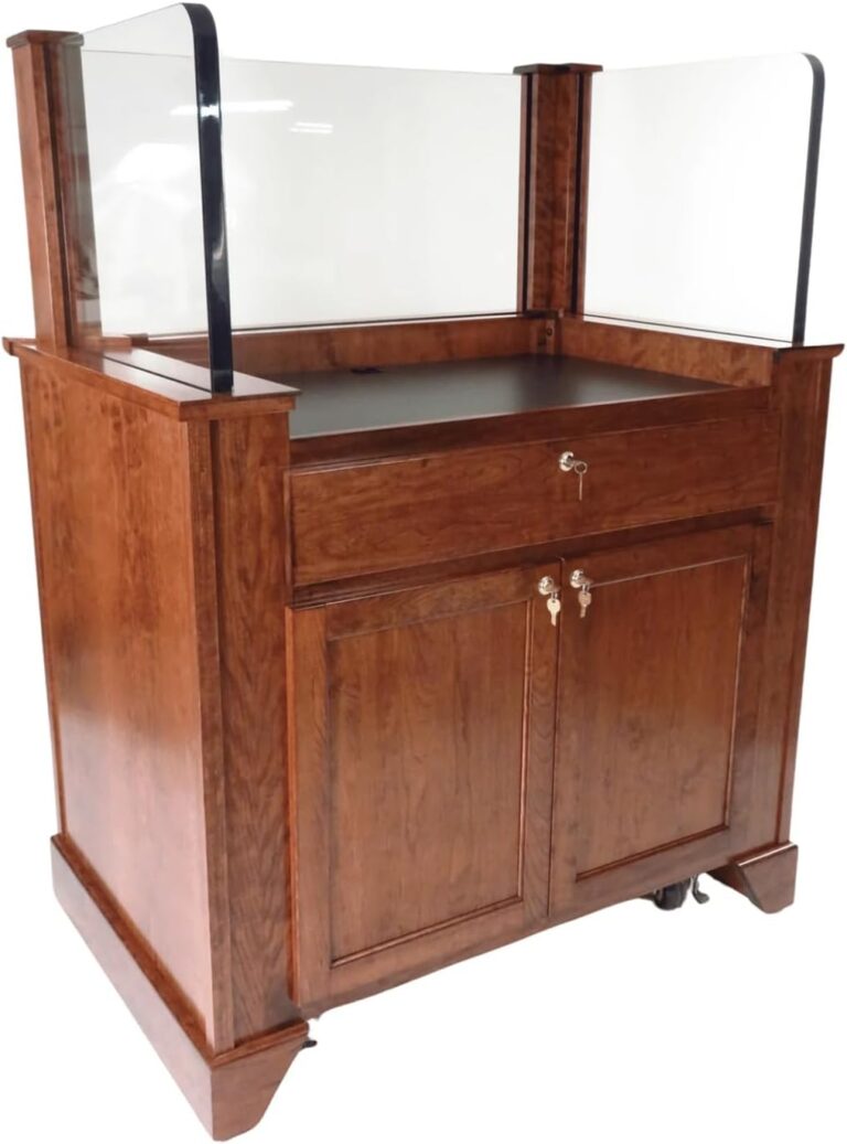 Image 1 of NIJ Level III bullet resistant workstation