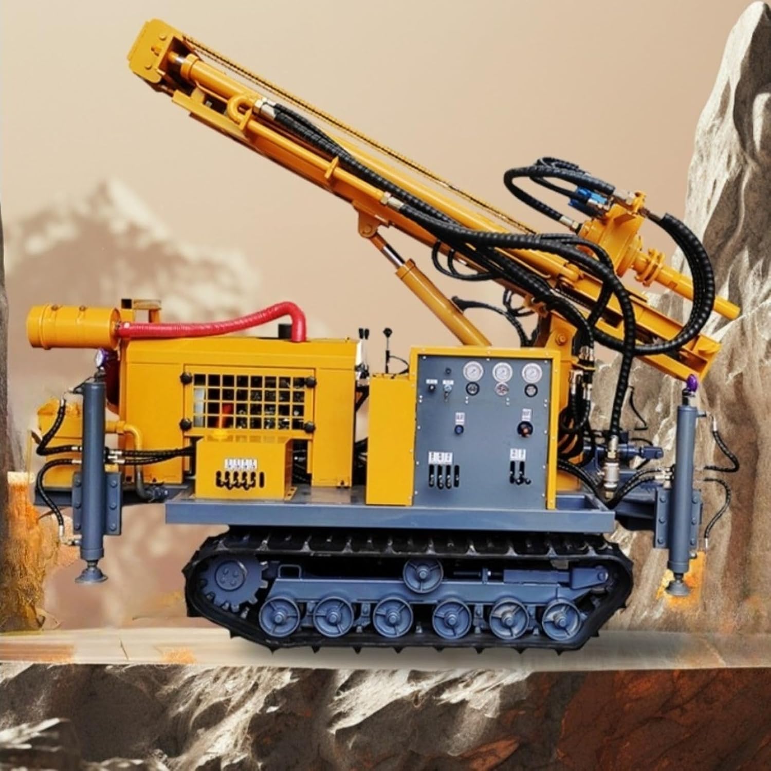 buy dual power water well drilling rig,should I buy a dual power well drill,dual power well drilling rig pros cons,best water well drilling rig for hard rock,dual power pneumatic vs water drill rig,heavy duty water well drill rig worth buying - detailed features and technical specifications