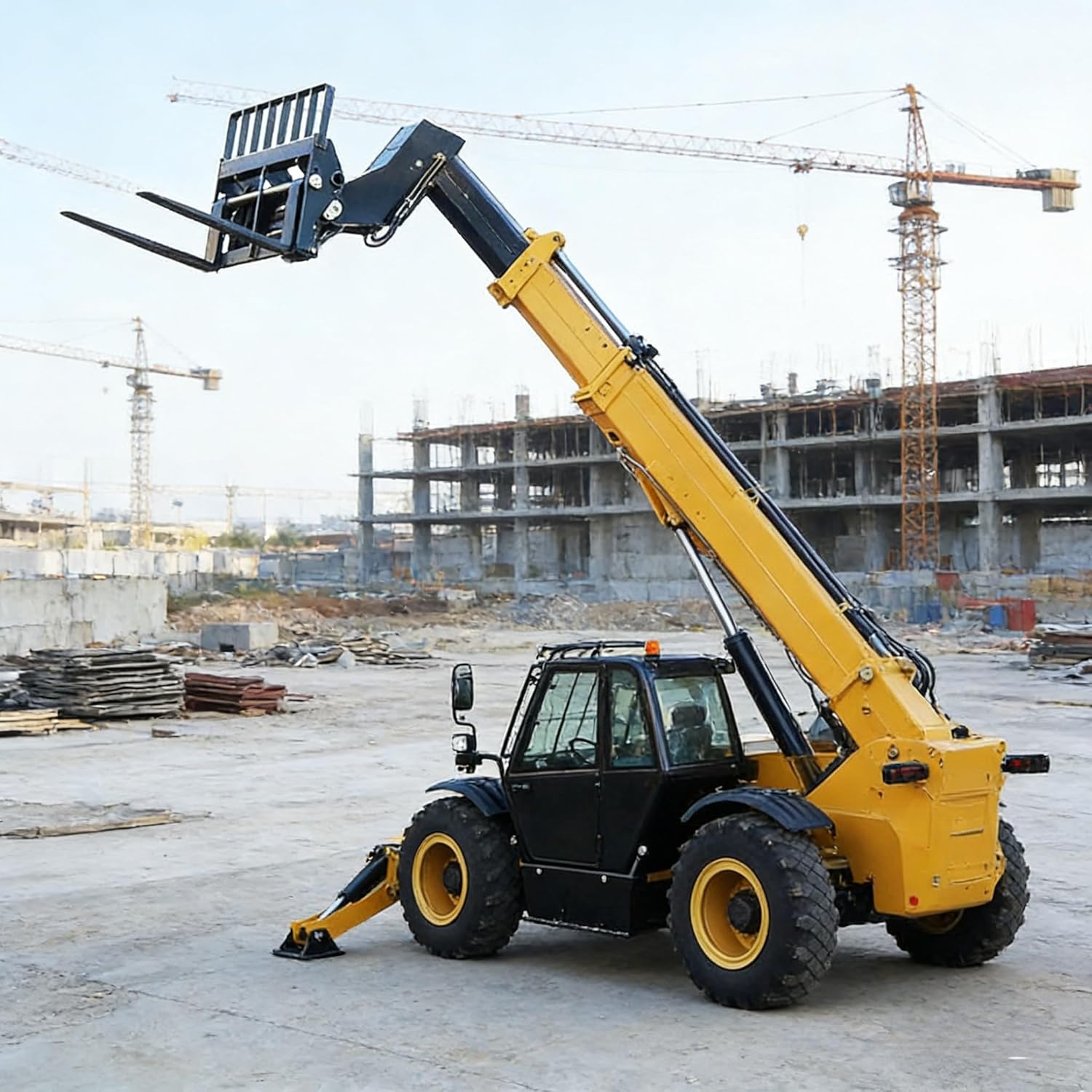 heavy duty telescopic forklift,should I buy a telescopic handler,telescopic forklift vs traditional forklift,telescopic handler pros cons,best telescopic forklift for construction,telescopic forklift worth buying - detailed features and technical specifications