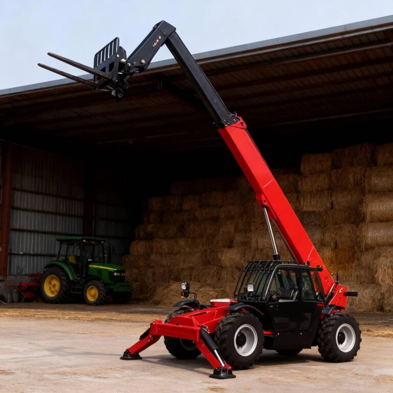 Image 1 of telehandler forklift pros cons