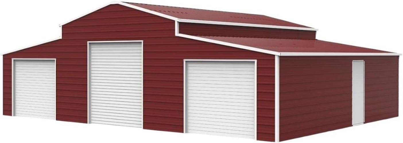 42x30 Metal Storage Shed Review: Honest Pros & Cons 1 42x30 metal storage shed review,42x30 steel barn garage honest review,Yuntu Rapid Drive shed worth it,heavy duty metal storage shed pros cons,best large steel garage for RV tractor,should I buy 42x30 steel building - detailed features and technical specifications