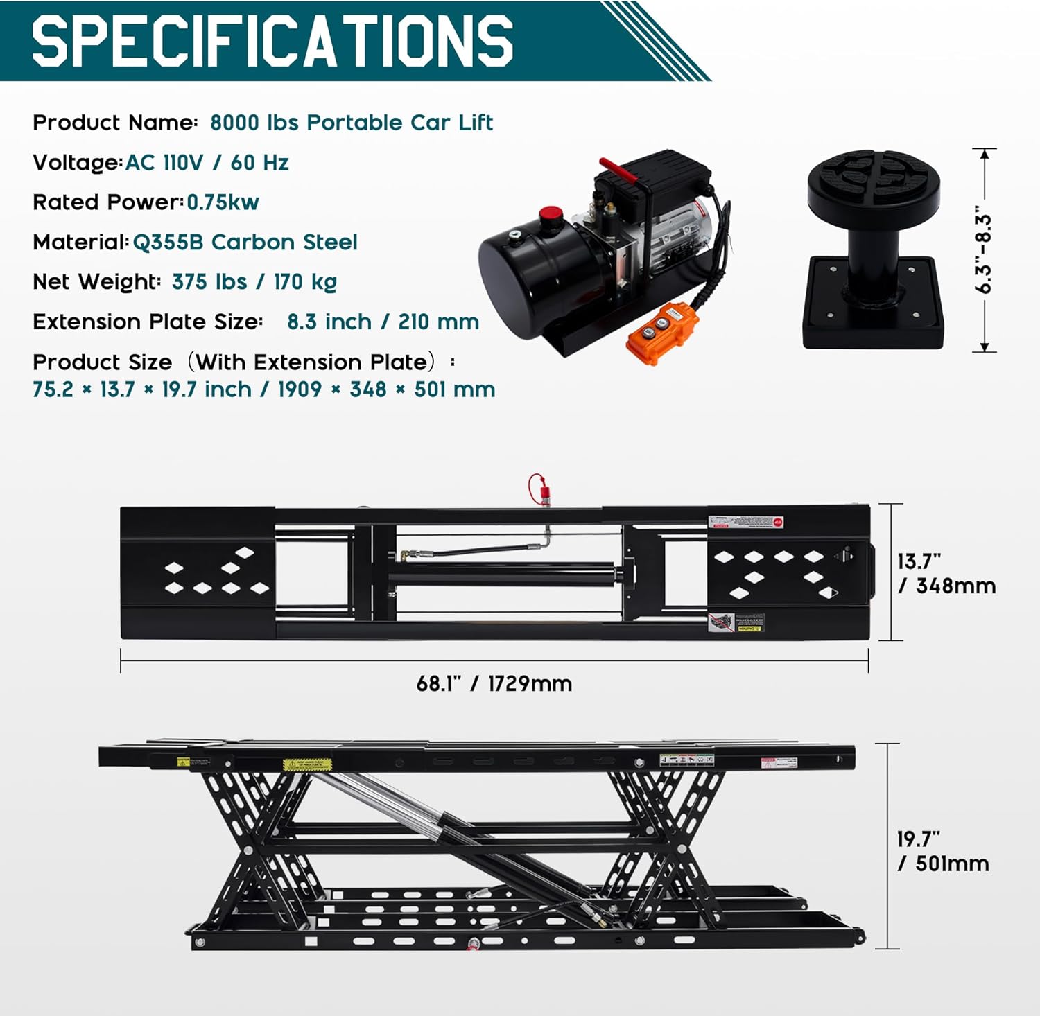 Albott 8000 LBS portable car lift review,Albott car lift review and rating,Albott portable car lift honest review,Albott 8000 LBS car lift review pros cons,Albott car lift review verdict,is Albott portable car lift worth buying unboxing and complete package contents