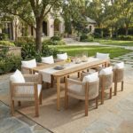 Image 1 of Christopher Knight Home Matera Acacia Wood Outdoor Dining Set review