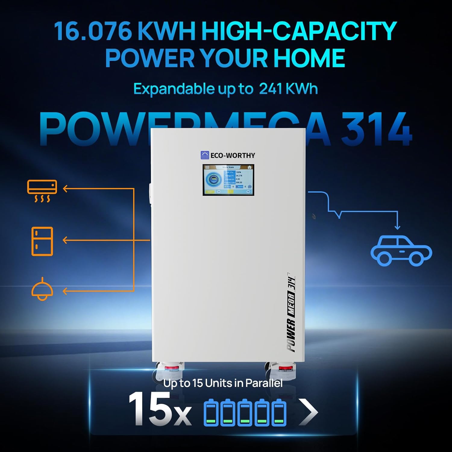 Step-by-step guide for ECO-WORTHY Powermega 48V 314Ah review,ECO-WORTHY 48V LiFePO4 battery pros cons,best 48V solar battery for home backup,ECO-WORTHY Powermega vs alternatives,should I buy ECO-WORTHY 48V battery,ECO-WORTHY LiFePO4 worth buying - complete tutorial