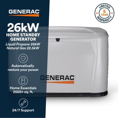 Generac 26kW home standby generator review,best whole house generator,Generac 26kW pros cons,is Generac 26kW worth it,Generac vs Kohler standby generator,should I buy Generac 26kW performance testing and real-world results