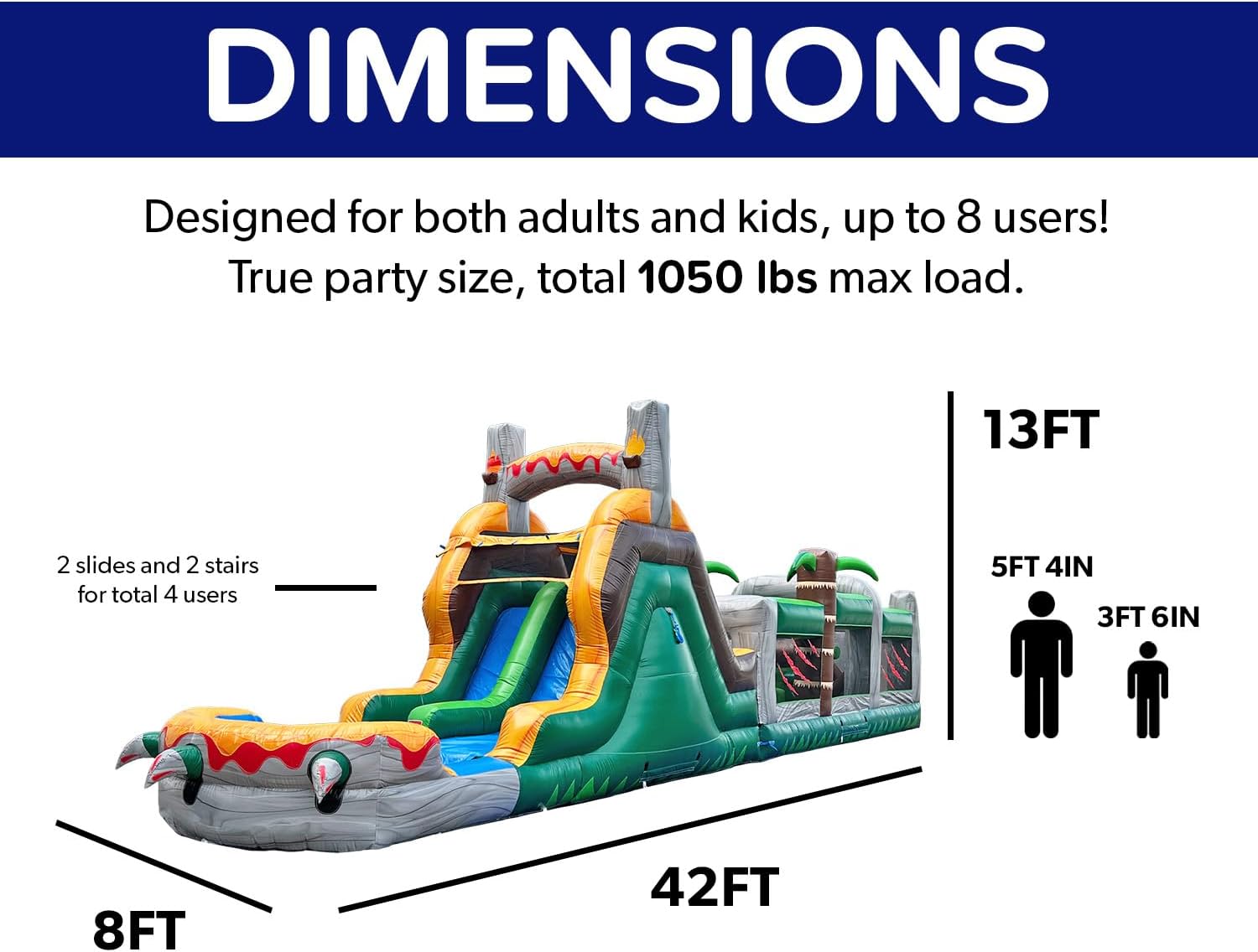 HeroKiddo T-Rex inflatable obstacle course review,HeroKiddo T-Rex obstacle course review and rating,HeroKiddo inflatable water slide review pros cons,HeroKiddo T-Rex review honest opinion,HeroKiddo 42ft obstacle course review verdict,HeroKiddo commercial PVC inflatable review worth buying unboxing and complete package contents