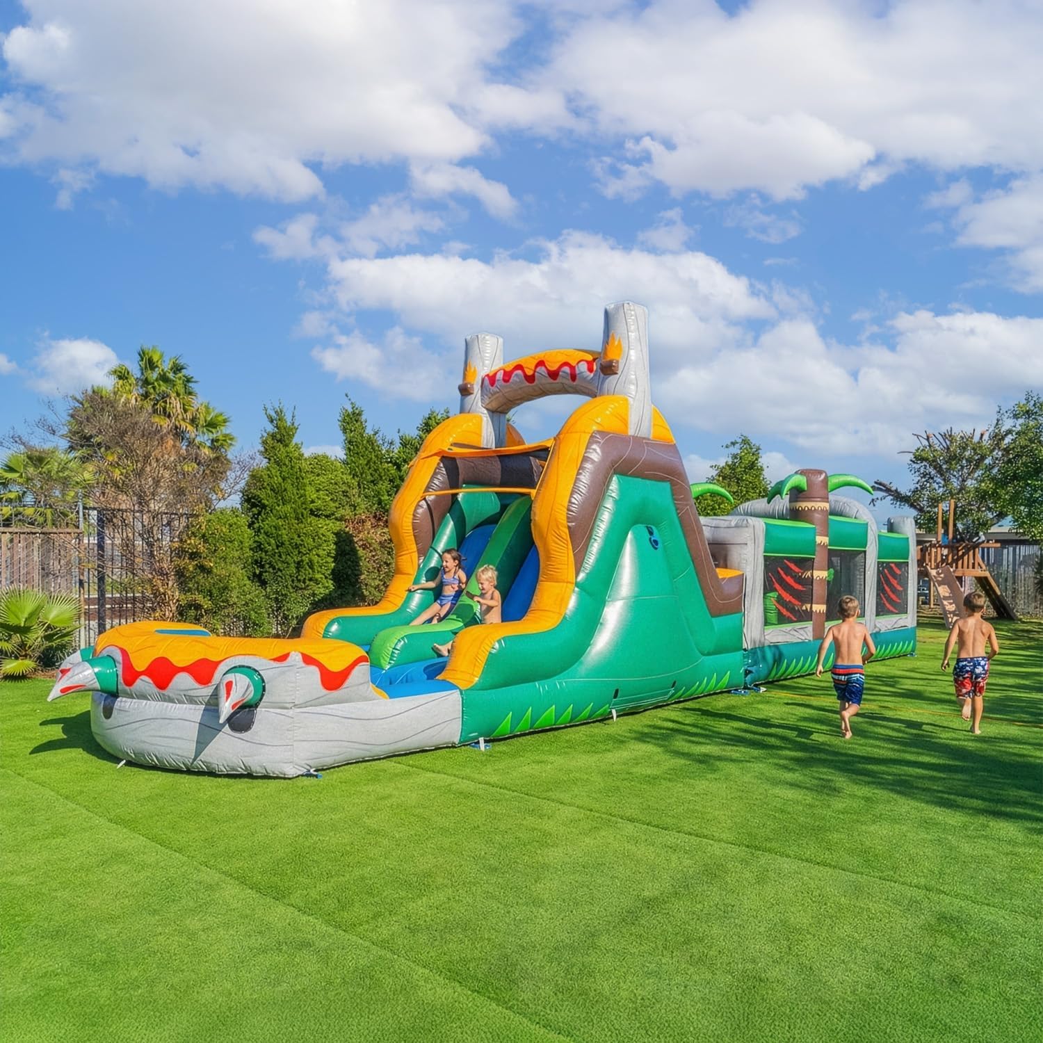 Step-by-step guide for HeroKiddo T-Rex inflatable obstacle course review,HeroKiddo T-Rex obstacle course review and rating,HeroKiddo inflatable water slide review pros cons,HeroKiddo T-Rex review honest opinion,HeroKiddo 42ft obstacle course review verdict,HeroKiddo commercial PVC inflatable review worth buying - complete tutorial