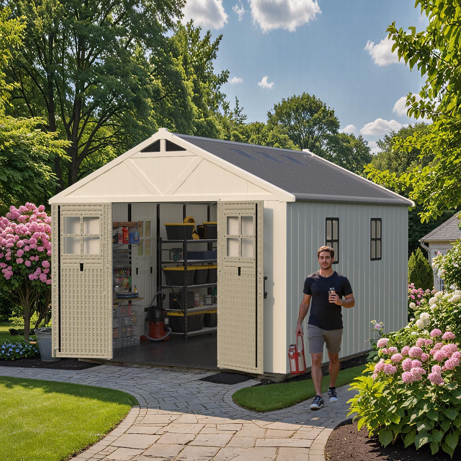 Patiowell 10x12 shed review,Patiowell shed review and rating,is Patiowell 10x12 shed worth buying,Patiowell 10x12 shed review pros cons,Patiowell shed review honest opinion,Patiowell 10x12 shed review verdict unboxing and complete package contents