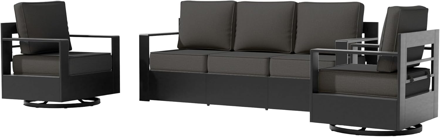 Qsoer patio furniture review,Qsoer outdoor aluminum furniture review and rating,is Qsoer patio set worth buying,Qsoer 3-piece conversation set review pros cons,Qsoer swivel chair review honest opinion,Qsoer aluminum sofa review verdict - detailed features and technical specifications