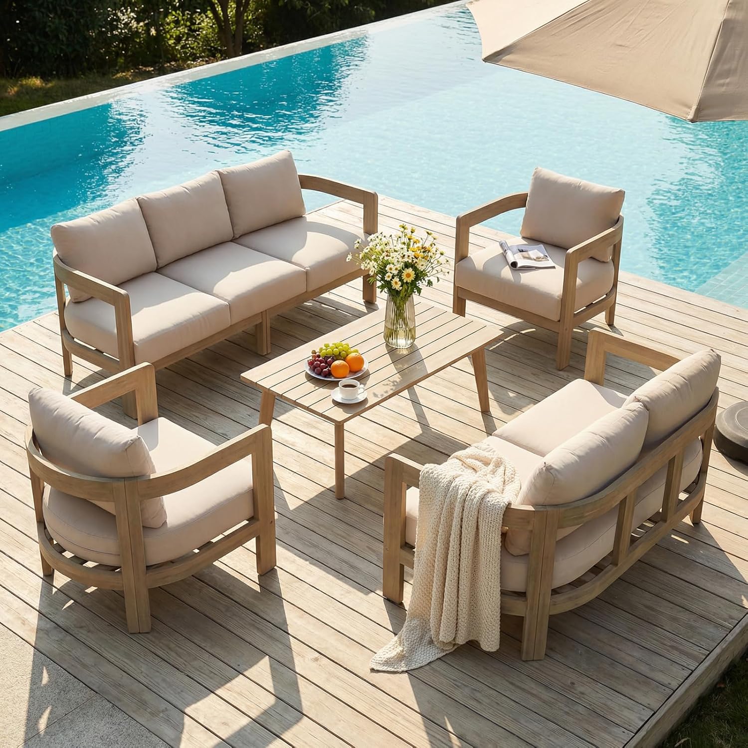 SUNSITT patio furniture set review,SUNSITT 5-piece conversation set review and rating,is SUNSITT acacia wood set worth buying,SUNSITT outdoor furniture review pros cons,SUNSITT patio set review honest opinion,SUNSITT furniture set review verdict - detailed features and technical specifications