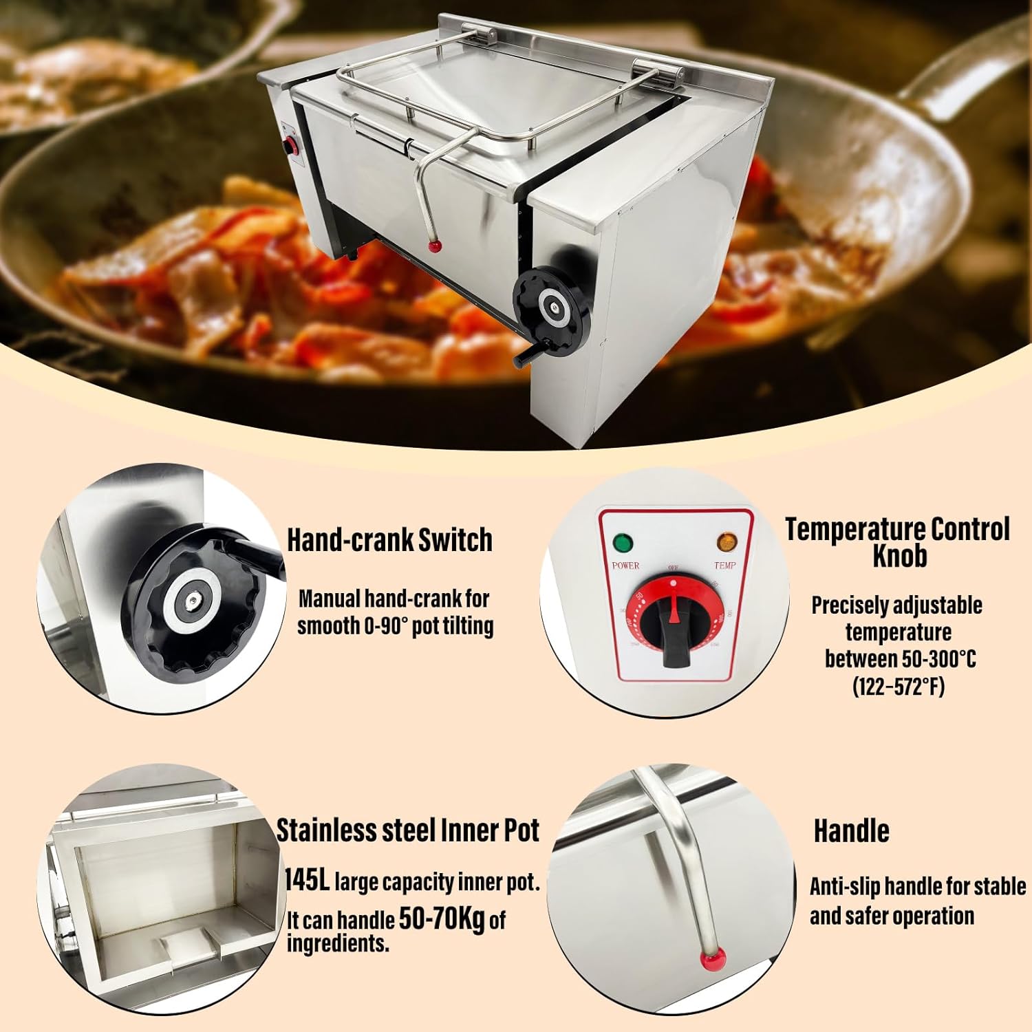 Step-by-step guide for WYDDDARY electric tilting braising pan review,electric tilting skillet review and rating,WYDDDARY braising pan review pros cons,large tilting skillet worth buying review,commercial electric skillet review honest opinion,WYDDDARY tilting pan review verdict - complete tutorial