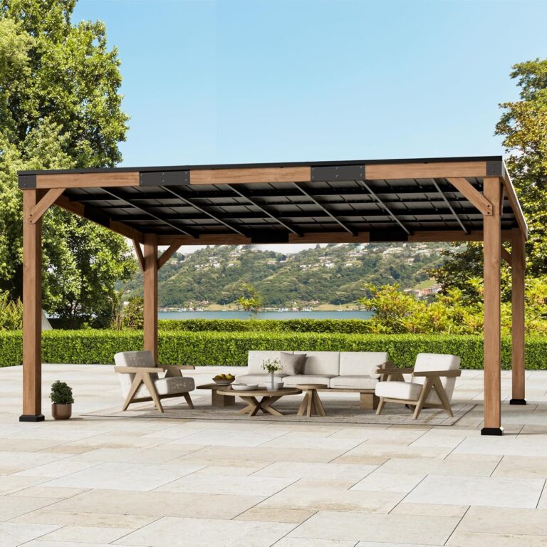 Image 1 of big leaf 12x16 cedar gazebo review