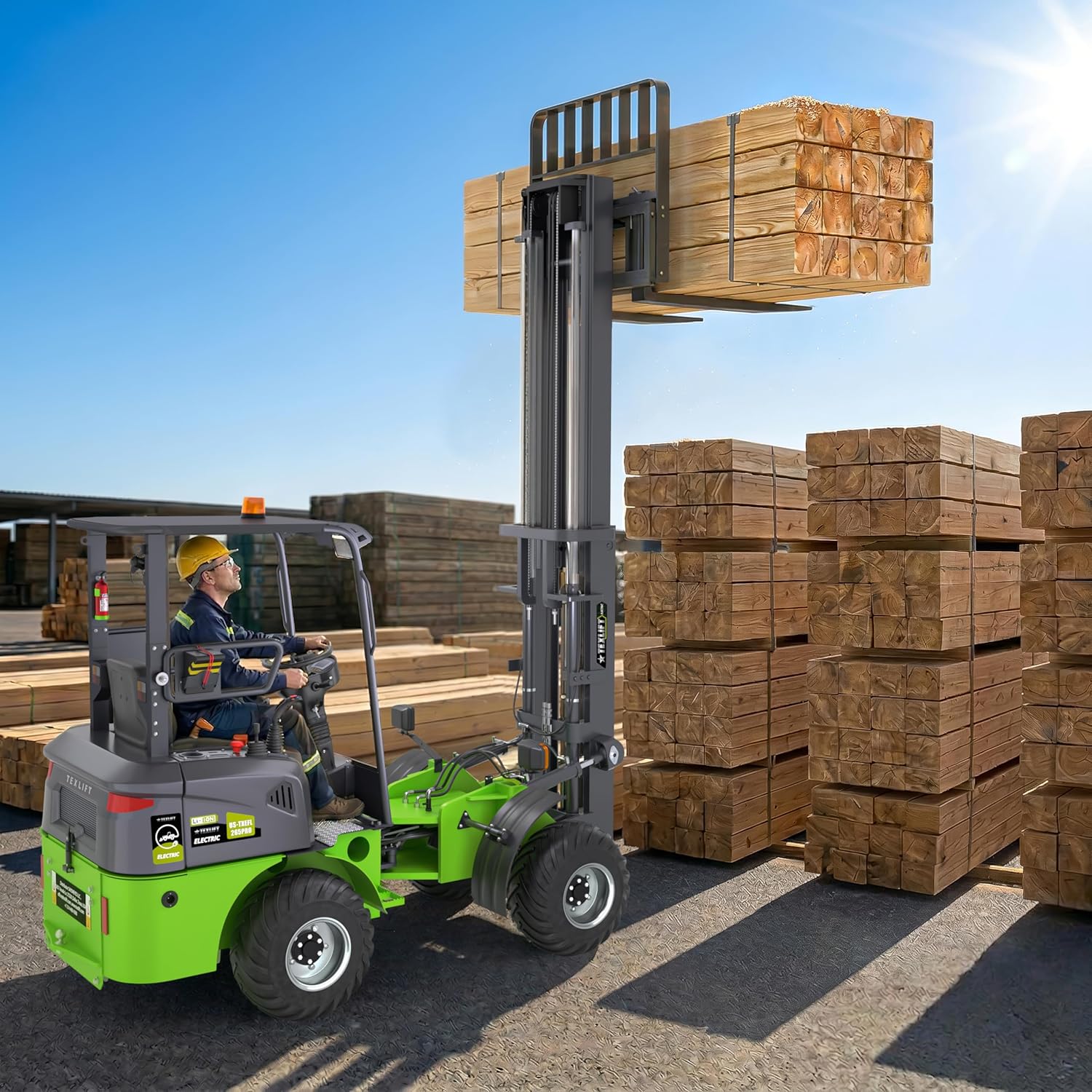 Step-by-step guide for buy TEXLIFT off-road electric forklift,TEXLIFT 2650 lb forklift review,off-road electric forklift pros cons,best outdoor electric forklift for rough terrain,TEXLIFT forklift vs standard indoor forklift,is TEXLIFT electric forklift worth buying - complete tutorial