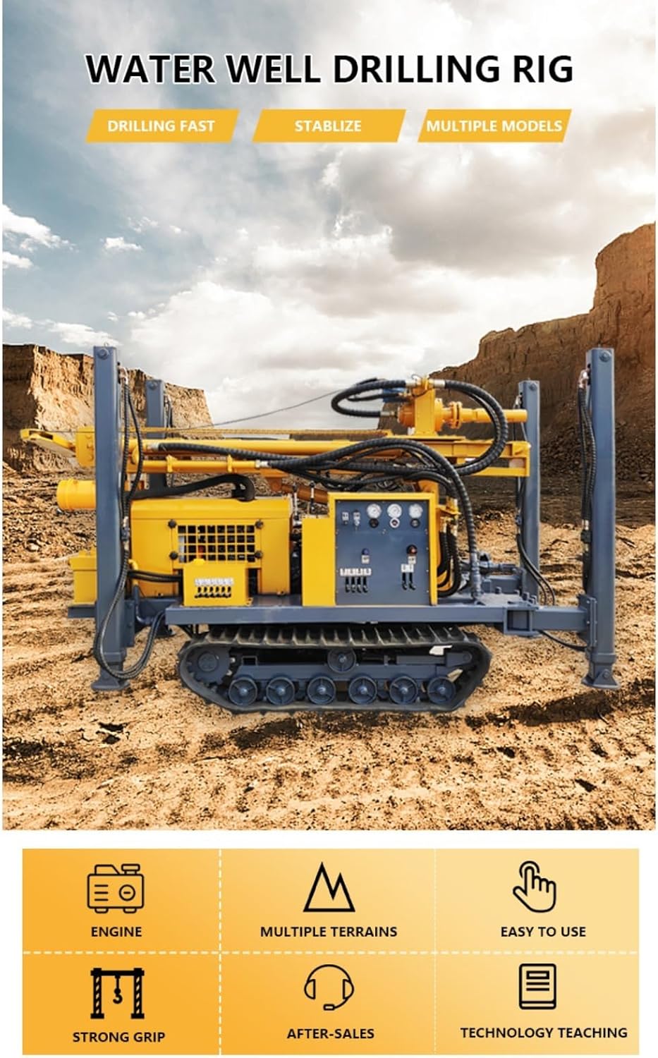 Dual-Power Water Well Drilling Rig: Honest Pros & Cons 2 dual-power water well drilling rig,portable deep water well driller pros cons,dual-power pneumatic water drill vs alternatives,best water well drilling rig for agricultural projects,should I buy dual-power well drilling rig,dual-power water well drilling rig worth buying unboxing and complete package contents