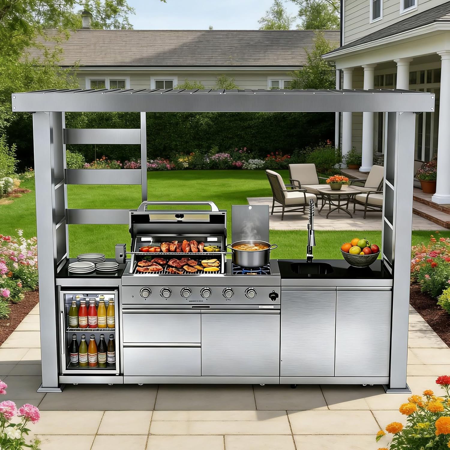 Step-by-step guide for outdoor kitchen island with grill and sink,outdoor kitchen island with sink and fridge,propane grill island with roof,heavy duty outdoor kitchen island,best outdoor kitchen island for backyard,outdoor kitchen island pros and cons - complete tutorial