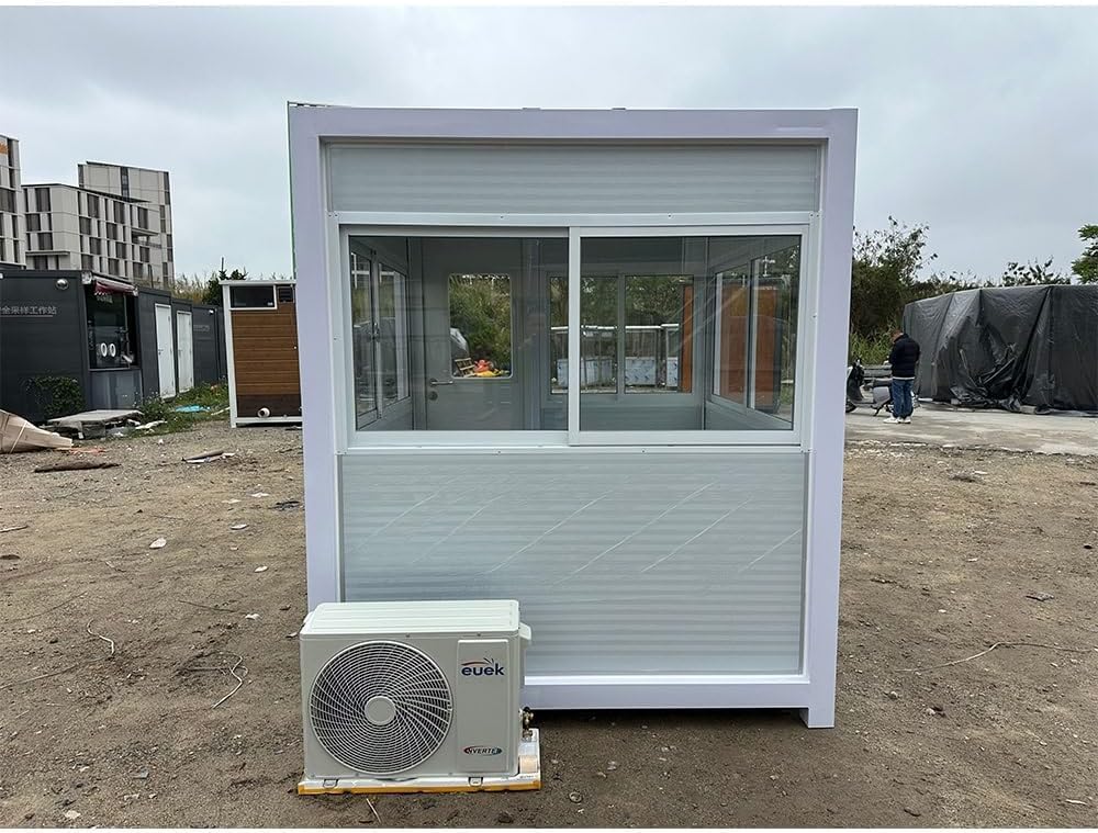 Step-by-step guide for portable security booth with AC and heating,6.5x6.5 guard shack pros cons,best outdoor security booth for parking lot,portable guardhouse with climate control,should I buy a security booth with AC,guard shack vs prefab office booth - complete tutorial