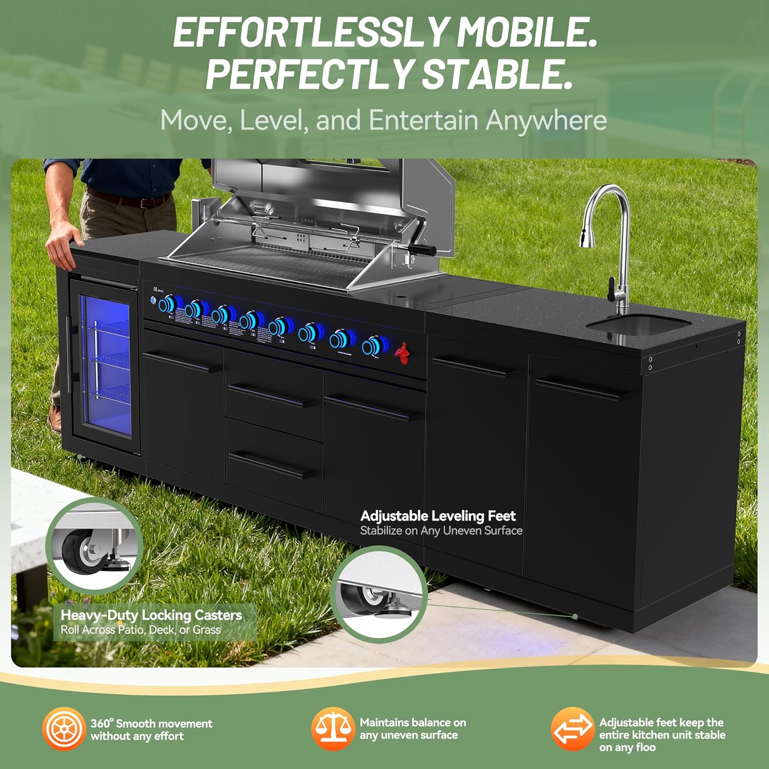 Vestivium Outdoor Kitchen Review: Honest Pros & Cons 4 vestivium outdoor kitchen review,vestivium 8 burner grill station,vestivium modular outdoor kitchen worth it,outdoor kitchen with sink and fridge,propane grill station positive features,vestivium vs other outdoor kitchens performance testing and real-world results